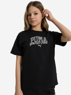 Футболка для девочек PUMA Classic, Черный