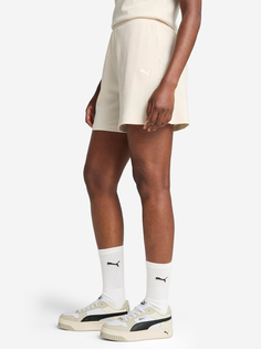 Шорты спортивные женские PUMA Ess Elevated, Бежевый