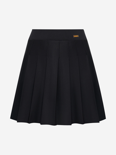 Юбка женская RAQUETA SPORT плиссе High-grade,Total Black, Черный Raquetasport