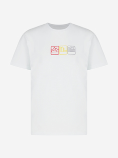 Футболка мужская оверсайз Bask Symbols, Белый