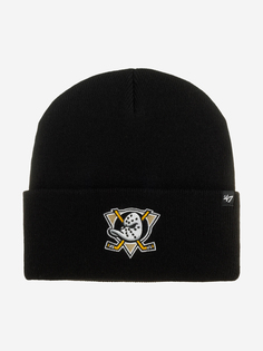 Шапка с отворотом 47 BRAND H-HYMKR25ACE-BKC Anaheim Ducks NHL (черный), Черный 47