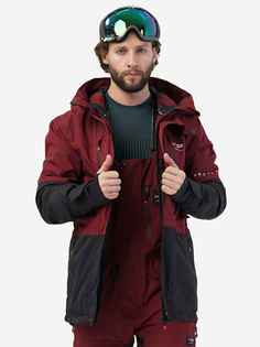 Куртка горнолыжная мужская Proton BURGUNDY black, Красный
