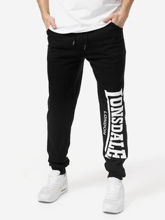 Брюки спортивные мужские LONSDALE LOGO LARGE, Черный