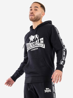 Толстовка с капюшоном мужская LONSDALE SCOUSBURGH, Черный
