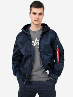 Ветровка мужская L-2B Hooded Gen II Alpha Industries, Синий