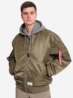 Ветровка двусторонняя оверсайз мужская L-2B MOD Gen II Alpha Industries, Зеленый