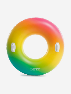Круг-камера Intex 58202 Color Whirl Tube 122 см с ручками, Мультицвет
