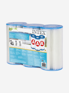 Картридж Intex 29003 сменный класса А для фильтра насоса 26604, 26638, 26636, упаковка 3 шт, Белый