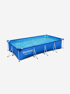 Бассейн Bestway 56405 каркасный Steel Pro 400х211х 81 см, объем 5700 л, Синий