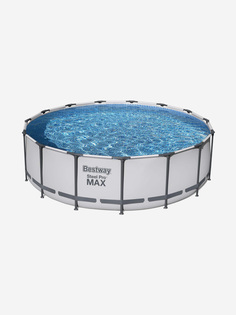 Бассейн Bestway 56438 Steel каркасный Pro Max457х122 см, объем 16015 л, Серый