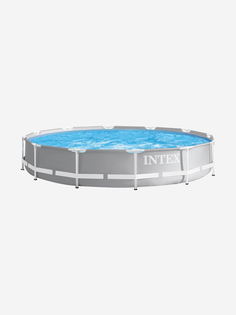 Бассейн Intex 26716 каркасный Prism Frame366х99 см, объем 8592 л, Серый