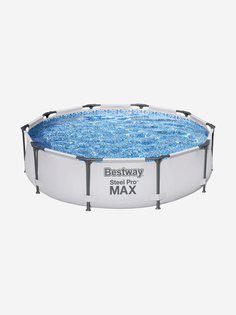 Бассейн Bestway 56406 каркасный Steel Pro 305х76см, Серый
