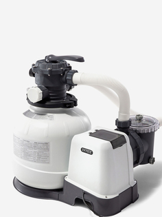 Фильтр-насос Intex 26648 песочный 8000 л/ч, Серый