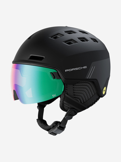 Шлем горнолыжный Head PORSCHE RADAR 5K PHOTO MIPS с визором S1-S3 (VLT 46-16%), Черный