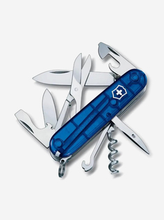 Складной нож Victorinox Climber, синий полупрозрачный, 1.3703.t2, Синий