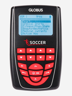 Электрический микротоковый массажер, Миостимулятор для мышц тела GLOBUS Soccer PRO, 258 программ. Мышечный электростимулятор, Черный Глобус
