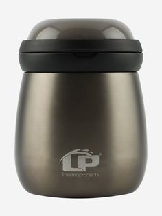 Термос для еды LP Thermoproducts Royal 0.65 л, с ложкой, серый, Серый