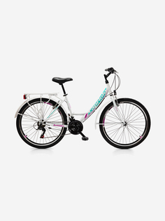 Велосипед CAPRIOLO TOURING METROPOLIS LADY (3 X 6), рама сталь 19, колёса 26 (белый), Белый