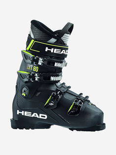 Горнолыжные ботинки Head Edge LYT 80 HV Black/Yellow 24/25, Черный