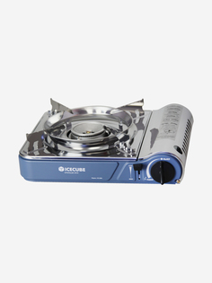 Газовая плита Ice Cube GS-3800 SP, 2.9 кВт, 200 г/ч, переходник, Голубой Icecube