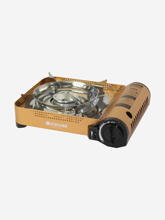 Газовая плита Ice Cube GS-77, 3.5 кВт, 230 г/ч (с переходником), Золотой Icecube