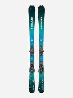 Горные лыжи с креплениями Head Monster Easy JRS + JRS 7.5 GW 24/25, Зеленый