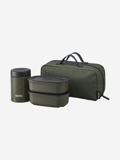 Термос THERMOS JEA-801 KKI, с контейнерами, 0.8л, Зеленый