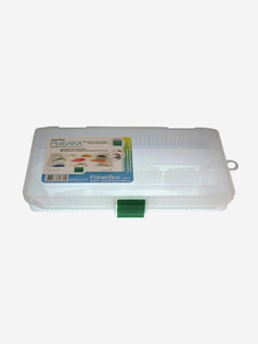 Коробка рыболовная для приманок Fisherbox 216 sh (22х12х02) slim, Белый