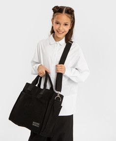 Сумка тоут черная Button Blue