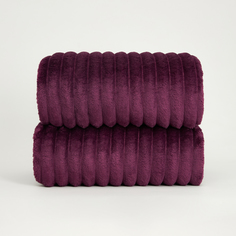 Плед Soft strip, слива Cozy Home