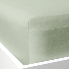 Простыня на резинке Fog Green Cozy Home