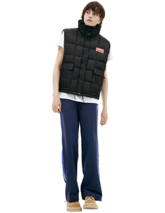 Дутый жилет с логотипом Kenzo