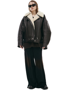 Дубленка-авиатор с шерстью Acne Studios