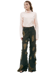 Рваные джинсы с эффектом потертости Acne Studios