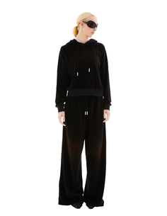 Укороченное худи с логотипом Acne Studios