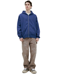 Синее худи на молнии Visvim