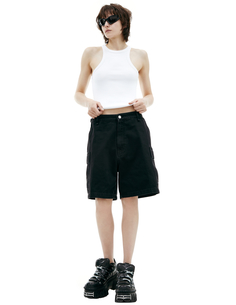 Черные шорты карго Vetements