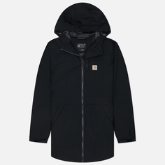 Женская куртка ветровка Carhartt Rain Defender Relaxed Fit Lightweight Coat, цвет чёрный, размер XS