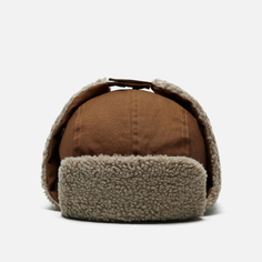 Шапка Carhartt Rain Defender Canvas Trapper, цвет коричневый, размер M-L
