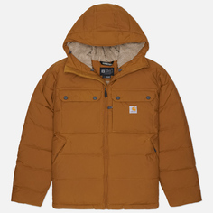 Мужская демисезонная куртка Carhartt Montana Loose Fit Insulated, цвет коричневый, размер S