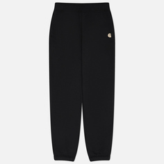 Женские брюки Carhartt Relaxed Fit Fleece Jogger, цвет чёрный, размер XS