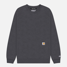 Мужская толстовка Carhartt Force Lightweight Crew Neck, цвет серый, размер S