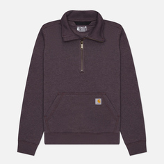 Женская толстовка Carhartt Relaxed Fit Midweight Half Zip, цвет фиолетовый, размер XS