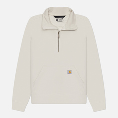 Женская толстовка Carhartt Relaxed Fit Midweight Half Zip, цвет белый, размер XS