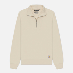Женская толстовка Carhartt Tencel Fiber Series Relaxed Fit Half Zip, цвет бежевый, размер XS