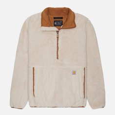 Женская толстовка Carhartt Loose Fit Fleece Pullover, цвет бежевый, размер XS