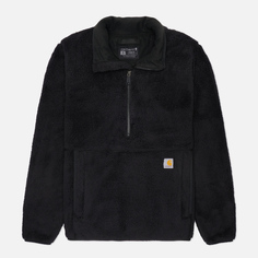 Женская толстовка Carhartt Loose Fit Fleece Pullover, цвет чёрный, размер XS