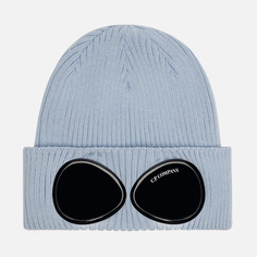 Шапка C.P. Company Goggle Cotton, цвет голубой