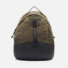 Рюкзак C.P. Company Nylon B Rounded Garment Dyed, цвет оливковый