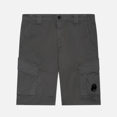 Мужские шорты C.P. Company Sateen Stretch Cargo, цвет серый, размер 46